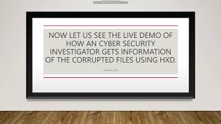 HxD - A cyber Forensics tool,