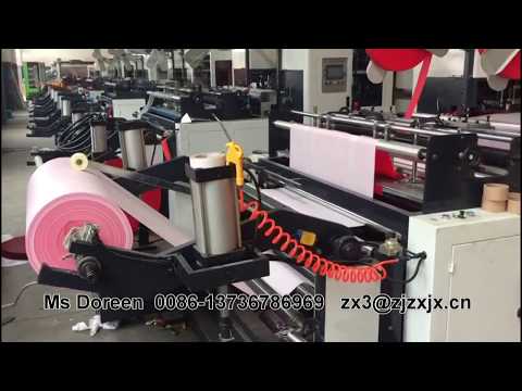 Non woven box bag making machine