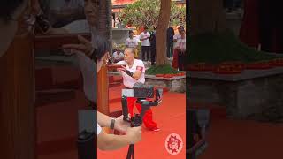 86-year-old #Cantonese #opera #master #performance #redboat #woodendummy #kungfu #foshan #china