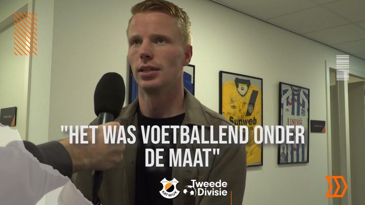 Brandsma na ACV" Het was voetballend onder de maat" | VVKatwijkTV - YouTube
