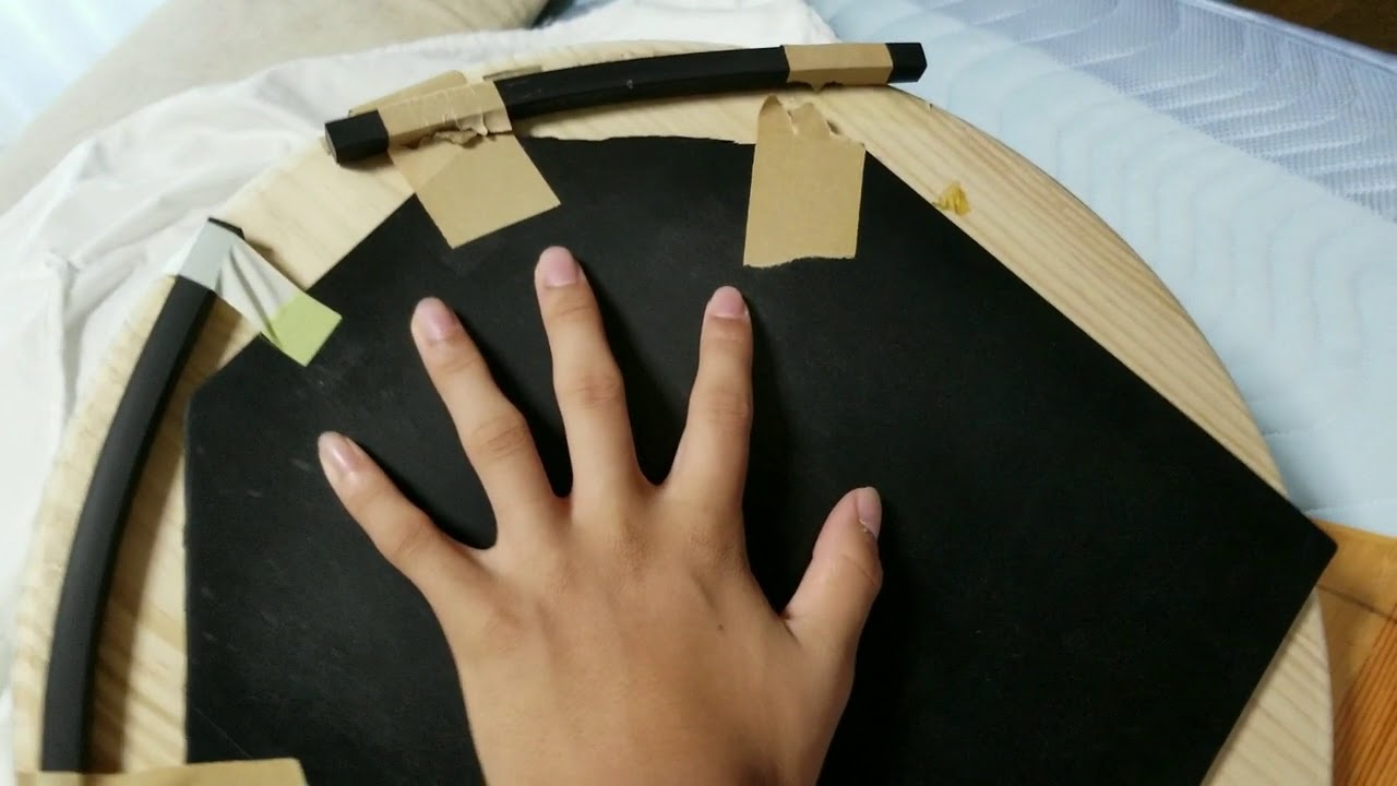 太鼓の練習台の作り方!!! - YouTube