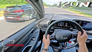 Hyundai i20N is keeping up with BIG BRO i30N // NURBURGRING REVIEW