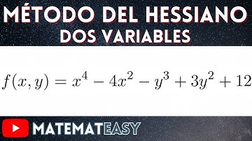 📌 Método del Hessiano | Máximos y Mínimos Relativos en Dos Variables. Ejercicio 4