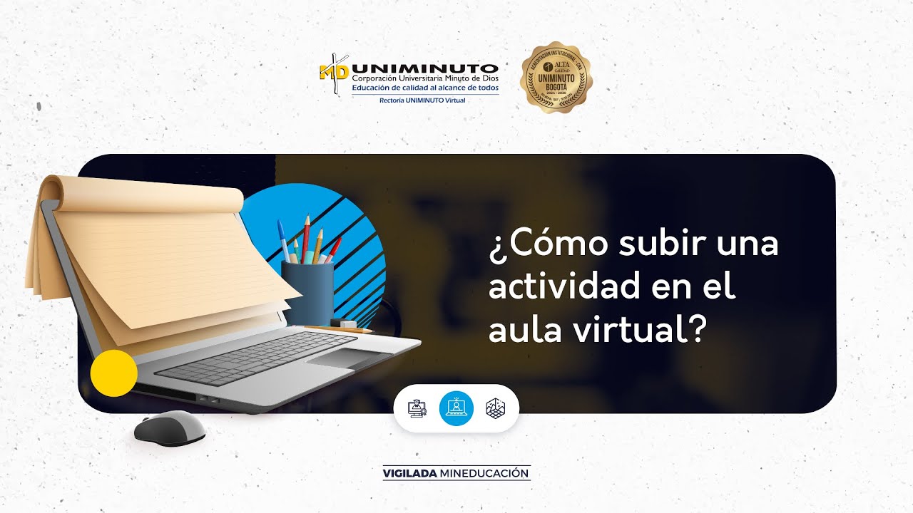 Conoce cómo subir una actividad en el aula virtual - YouTube