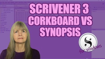 Scrivener 3 for Windows: Corkboard & Synopsis Connection
