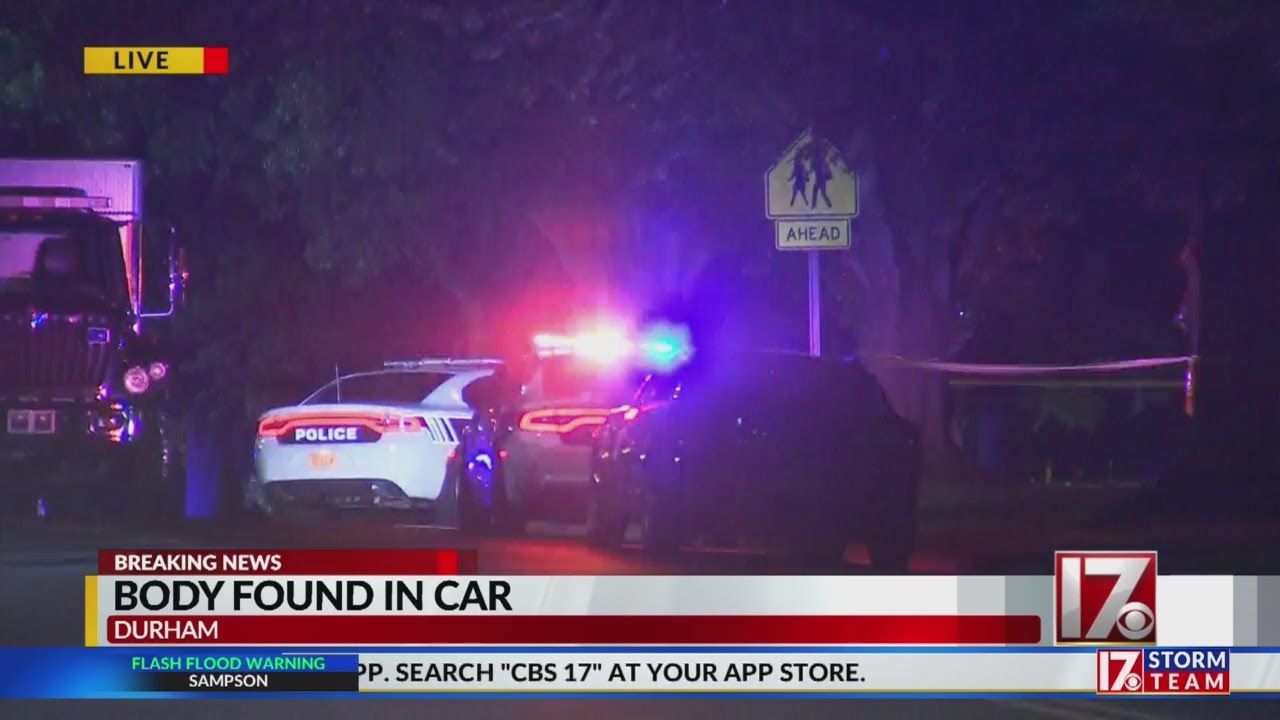 Body found in car, Durham police say - YouTube