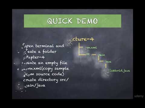 15.  Demo - Create a maven project structure from scratch