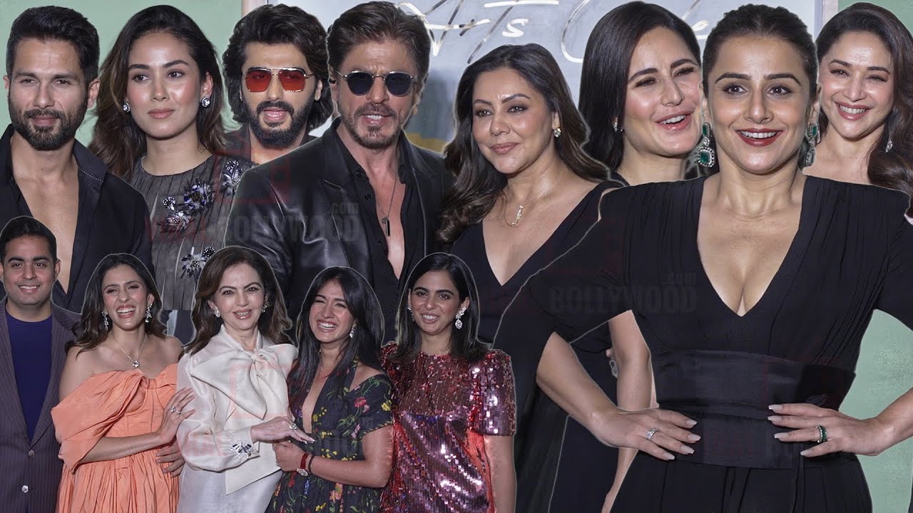 Celebrities arrives at NMACC Arts Cafe | Shahrukh Khan, Katrina, Ambani, Shahid-Mira, Madhuri