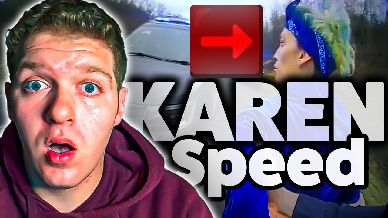 Karen Leads Cops on Wild Chase Over Stolen Car! #a1saysome Reaction ...