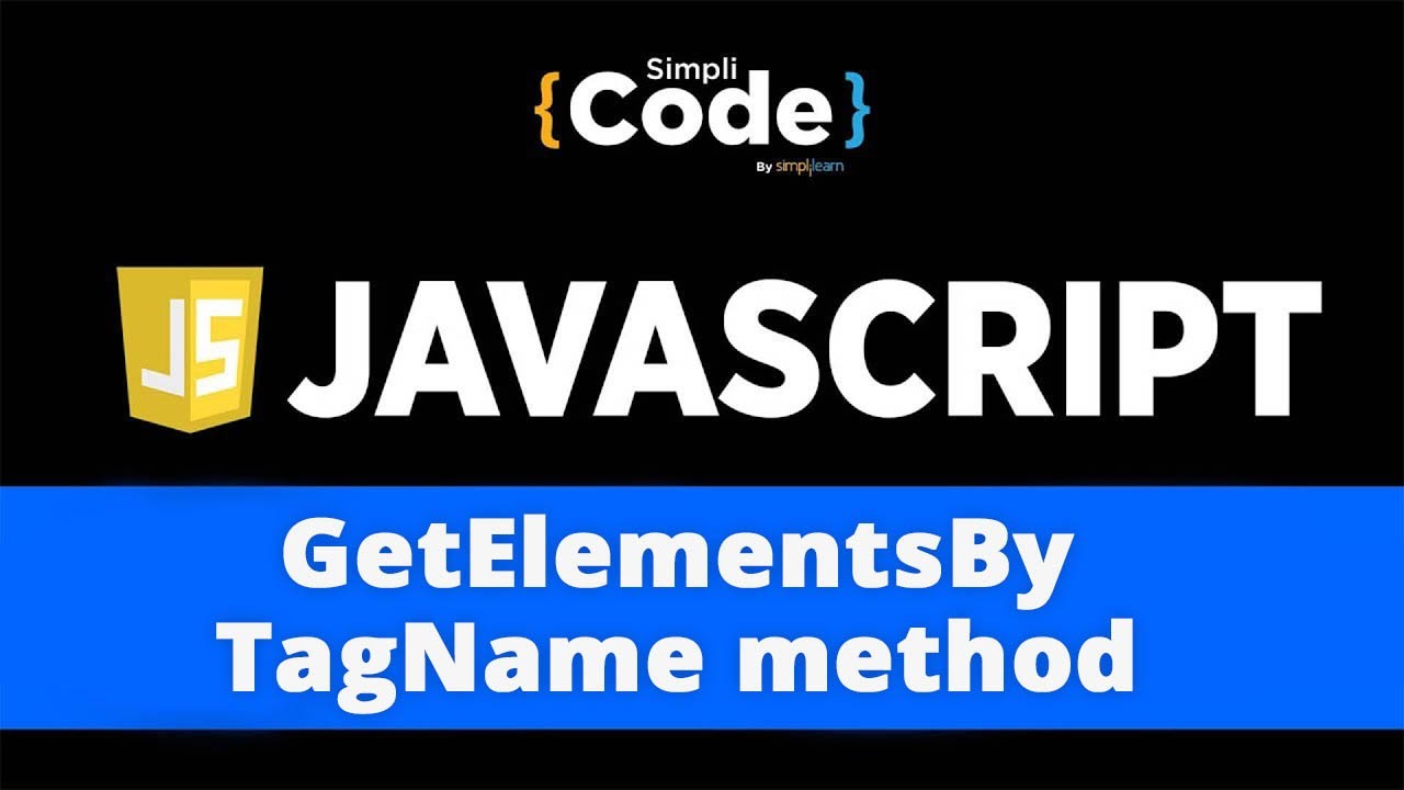 ⁣getElementByTagName() Method In JavaScript | JavaScript Tutorial For Beginners | SimpliCode