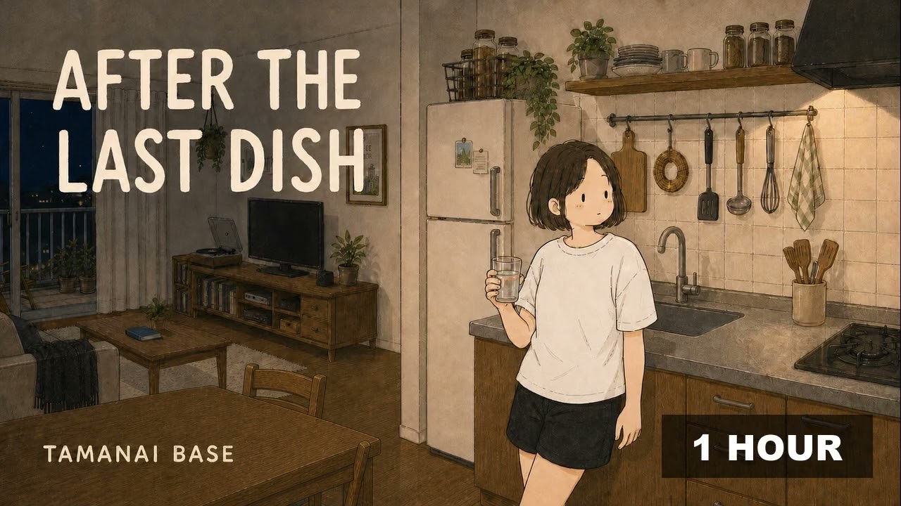 Japanese Lofi Hip Hop for Winding Down After a Long Day 🌙 1 Hour