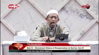 [LIVE] Ustadz Abu Yahya Badru Salam, Lc. - Fiqih Do'a dan Dzikir