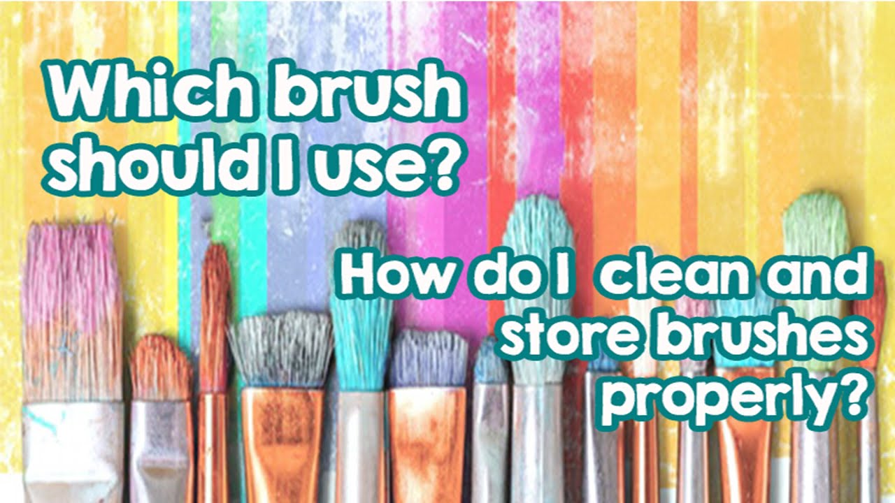 Watercolor Paintbrushes for Kids and Beginners Tutorial