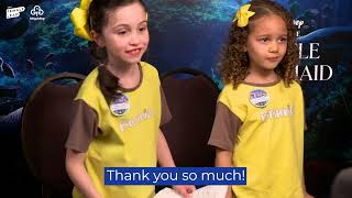 Unforgettable Moment: Brownies' Magical Encounter with Disney's The Little Mermaid Cast