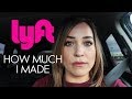 MY FIRST DAY DRIVING FOR LYFT