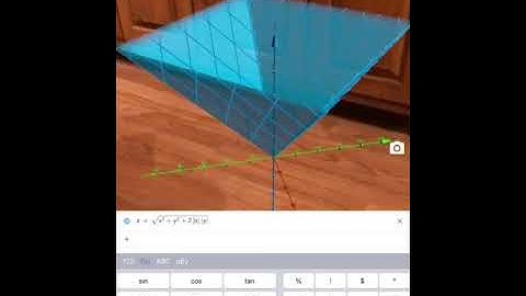 Morphing a Cone in GeoGebra Augmented Reality