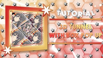 AE INSPIRED 3D TUNNEL WITH BOX POP UP | ALIGHT MOTION TUTORIAL 💜