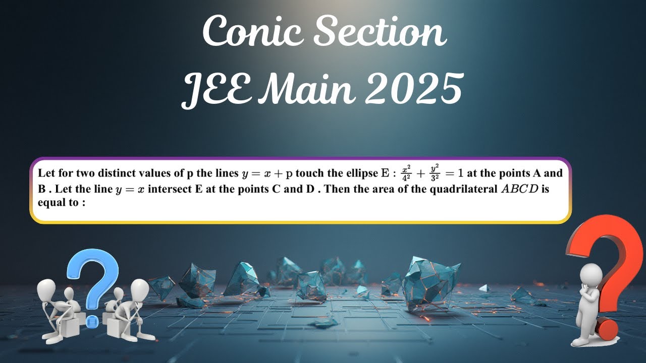 Let for two distinct values of p the lines y=x+p touch the ellipse E:x^2/4^2 +y^2/3^2 =1 at the