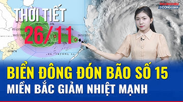 Dự báo thời tiết trưa 26/11: Miền Bắc đón đợt không khí lạnh tăng cường | THCL