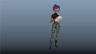 Turn Around 3D Animation. Animation School Second Task