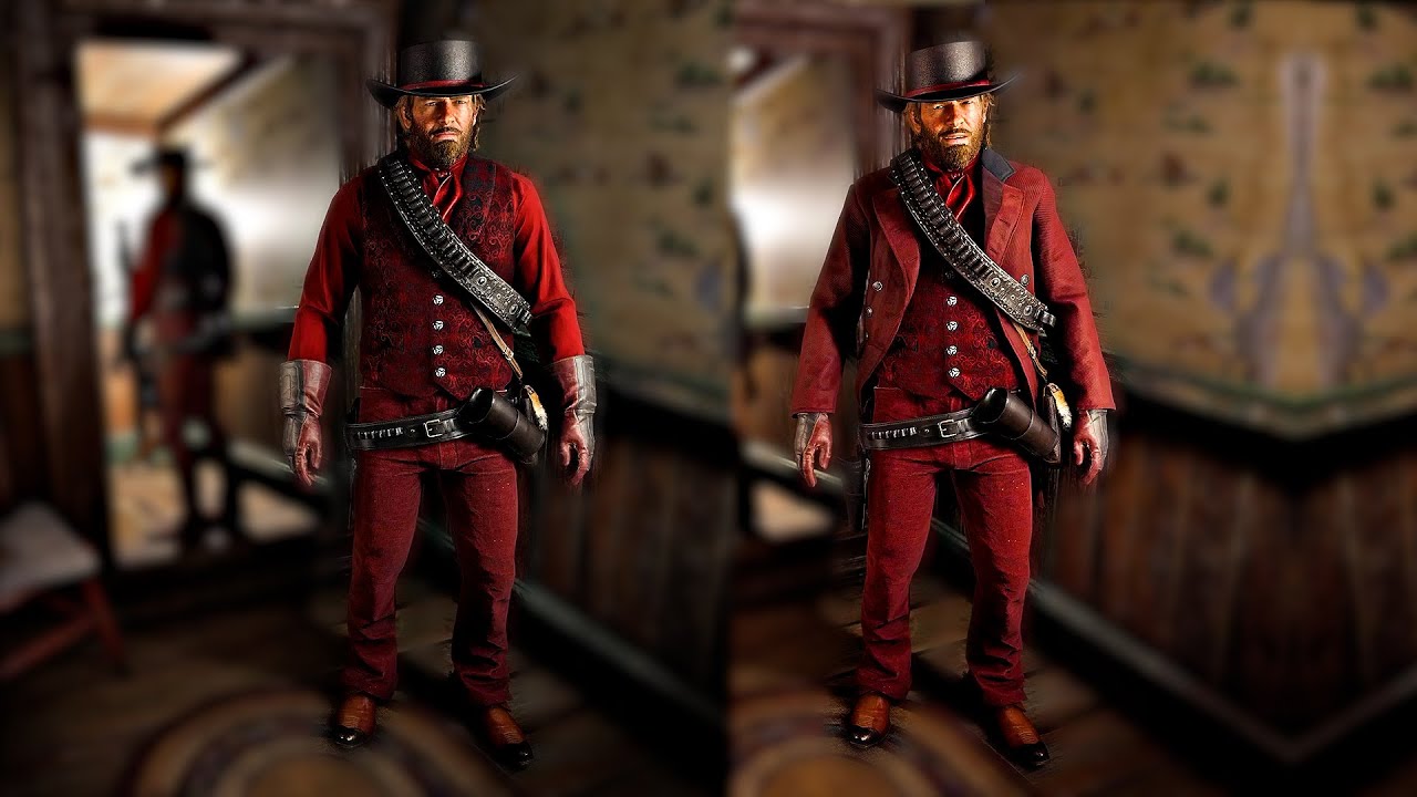 Black And Red Outfit