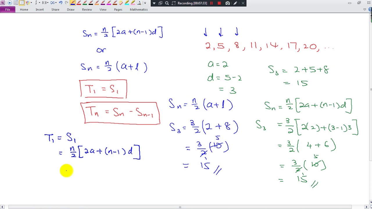 arithmetic อ่าน ว่า  2022  KSSM Form 4 Add Maths  5.1 Arithmetic Progressions (Part 2)