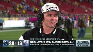Mike Macdonald Praises Seahawks Coaching Staff & Players After Super Bowl Victory Nfl Primetime