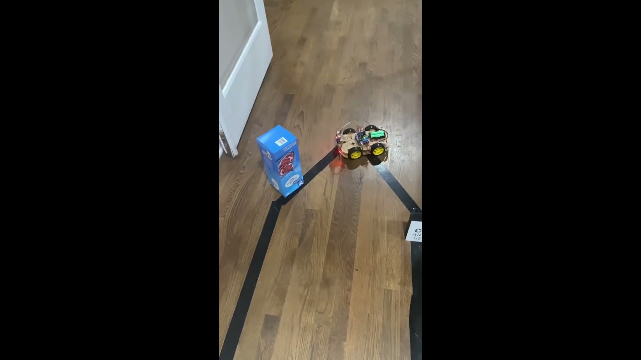 Arduino self driving Line follower and obstacle avoidance robot