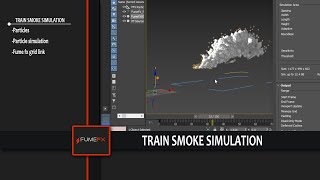 Train smoke simulation | Fume Fx | 3ds max