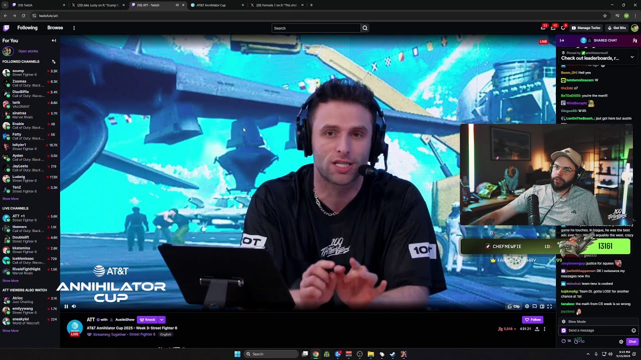 [5-15-25] Nadeshot 2/2 - $250,000 ON THE LINE 🏆 AT&T Annihilator Cup 🏆 Week 3: Street Fighter 6