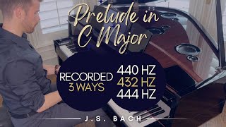 Prelude in C Major | Bach | A=440 vs. A=432 vs. A=444 HZ | Which do you like better?