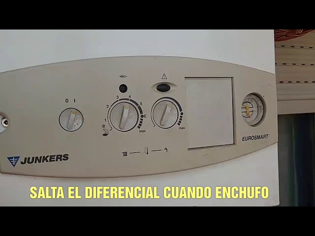 Junkers Eurosmart salta la luz de casa cuando enchufo la caldera WORCESTER BOSCH BOILER SERVICE