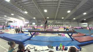 Lily's first Level 9 Age 9 beam routine