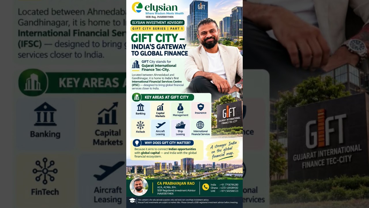 “GIFT City - India’s Gateway to Global Finance” #stockmarket #shortsfeed  #giftcity #finance #feed