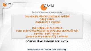 2026 DUS ve 2026 STS Dis Hekimligi Gorevli Egitim Sunumu