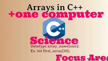 Focus Area Plus one  computer science | arrays| arrays operations