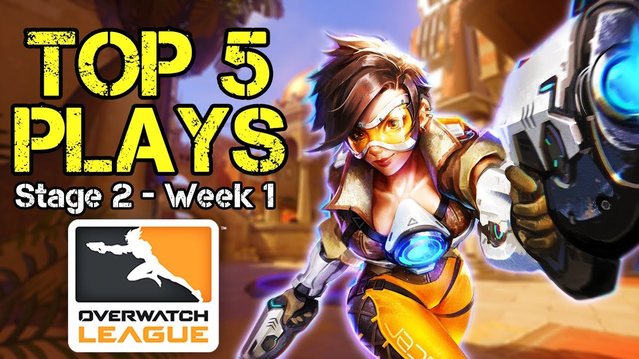 Overwatch League - Top 5 Plays of Stage 2 Week 1 gaming logo
