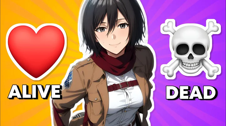 CAN YOU GUESS❓ALIVE OR DEAD ❤☠️ ATTACK ON TITAN QUIZ - ANIME CHALLENGE