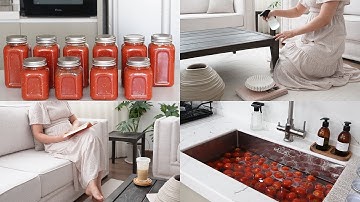 Tomato Paste 🍅& Canning Tips for Long shelf Life