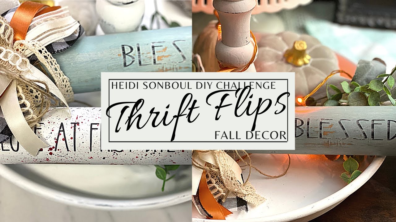3 HIGH END FALL🍂 FARMHOUSE DIYs~Thrift Flips | HEIDI SONBOUL DIY ...