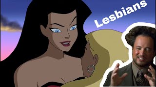 Wonder Woman and Audrey Being Lesbians for 4 Minutes