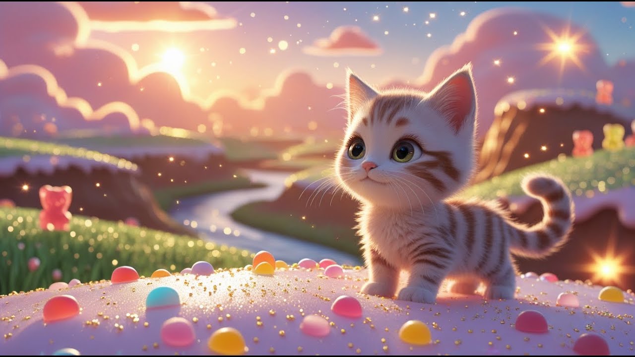 Baby Kitty en el Mundo de Dulces | Canción Infantil 3D para Niños