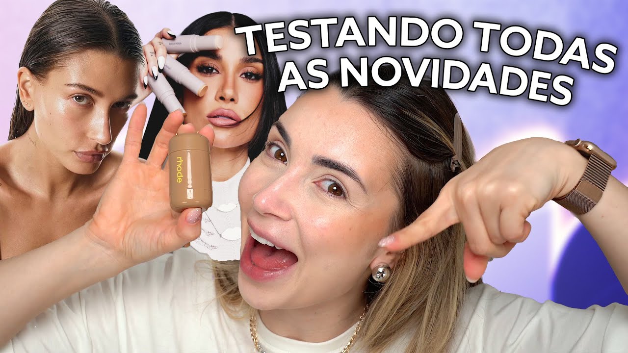 TESTANDO MAKES NOVAS: RUBY ROSE, BOCA ROCA, GIVENCHY, RHODE