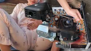 18-Year-Old Genius Mechanic Girl Fully Repairs and Restores a Damaged D24 Diesel Tractor Motor
