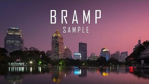 Sample Time-lapse Bramping by RIX XE Motion Control Slider