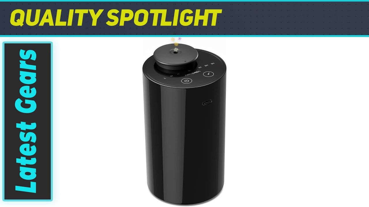 Airversa AN6 Black Diffuser: A Must-Have for Aromatherapy Lovers