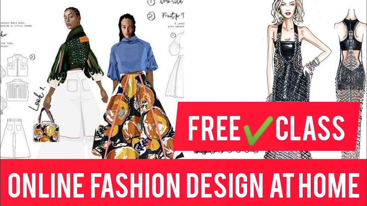 Free Online Fashion Design at Home Water Color Technique For FASHION ...