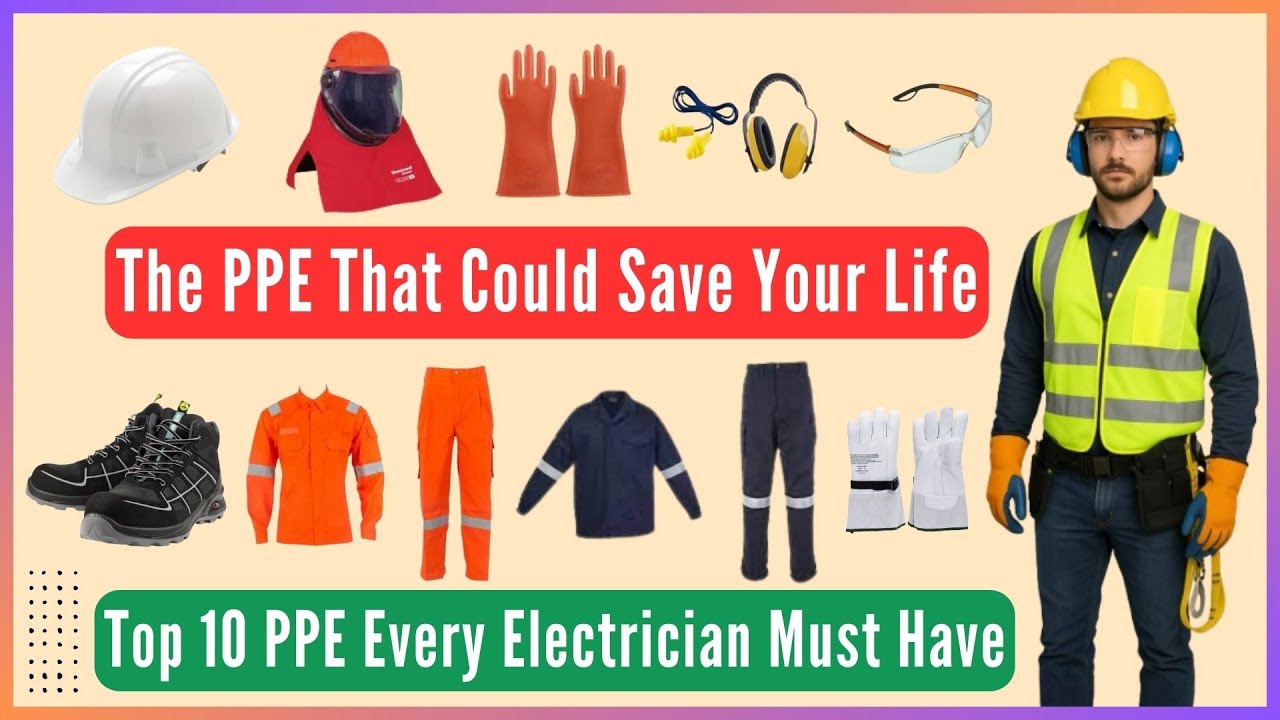 Top 10 PPE Every Electrician Must Have 