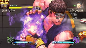 USFIV: Ryu Character Specific Combo on Sakura