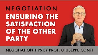Ensuring the Satisfaction of the Other Party by Giuseppe Conti